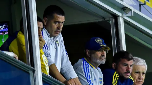 Riquelme habló con el plantel. 
