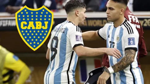 Los campeones del mundo se probaron en Boca.
