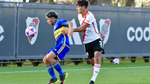 Boca vs. River por la Copa Proyección.
