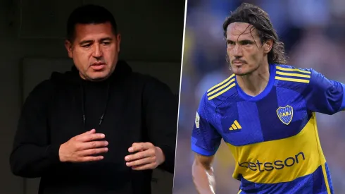 Juan Román Riquelme le hará una pregunta específica a Cavani. 
