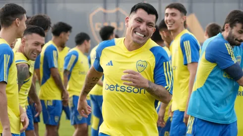 Gary Medel volvió a Boca con 36 años.
