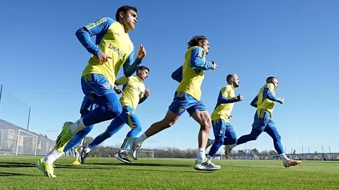 Los jugadores que se sumaron a la pretemporada en Ezeiza.
