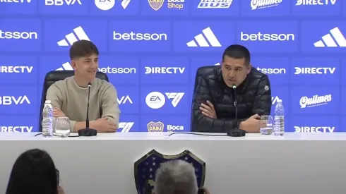 El comentario de Riquelme a Belmonte en plena conferencia.
