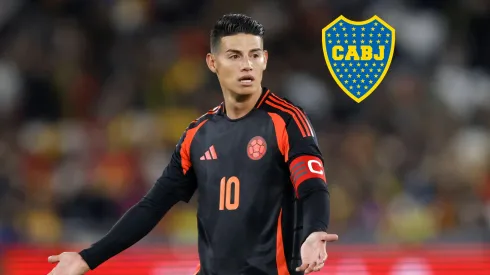 James Rodríguez se probó en Boca y no quedó. 
