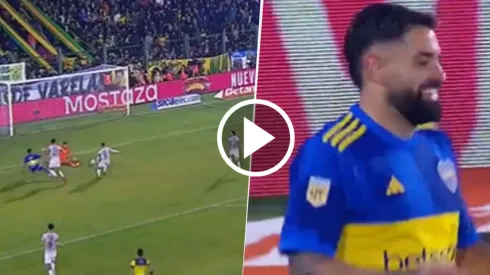 Milton Giménez marcó el empate de Boca. 
