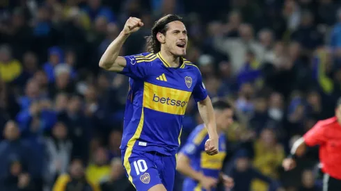 Cavani le dio el triunfo a Boca ante Cruzeiro.
