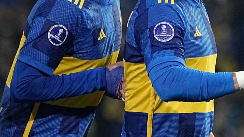 La dupla de central de Boca contra San Lorenzo. 
