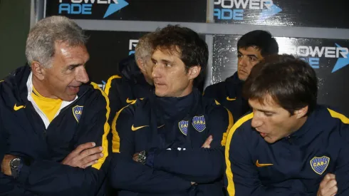 Un histórico integrante del staff de Barros Schelotto visitó Boca Predio.
