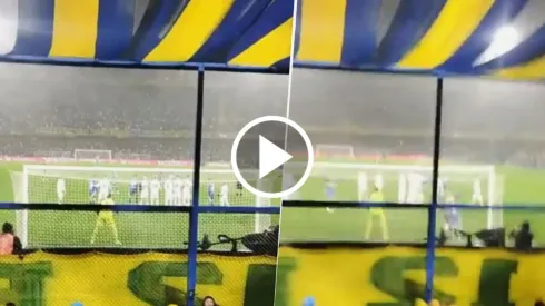 La premonición de un hincha de Boca en el gol de Lema.
