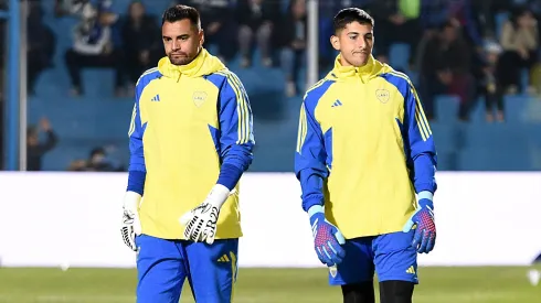 Romero y Brey, los arqueros del plantel de Boca.
