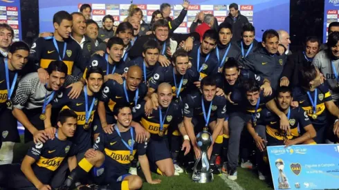 El plantel campeón de la Copa Argentina 2012.
