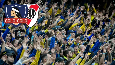 Los hinchas de Boca estallaron en redes por la bandera de Colo Colo a River.
