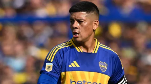 El gesto de Marcos Rojo que indignó a los hinchas de Boca. 
