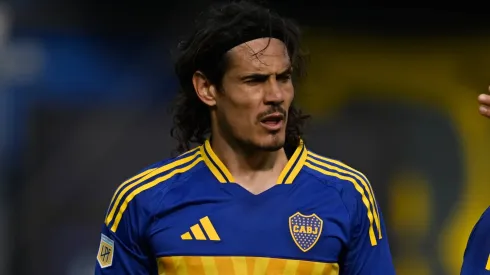 Edinson Cavani, en Boca.
