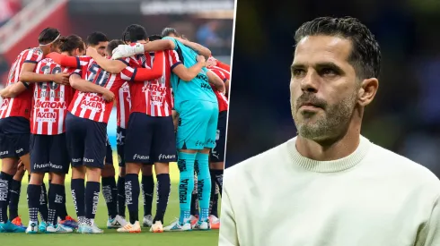 La fuertísima postura de los jugadores de Chivas con Gago.
