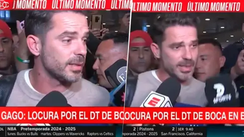 Fernando Gago le dejó un mensaje a Boca. 
