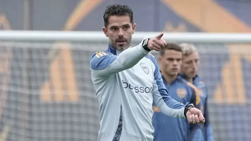 Fernando Gago, a las órdenes de Boca. 
