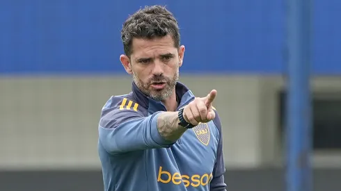 Los hinchas de Boca se volvieron locos con los pases de Gago en la práctica.
