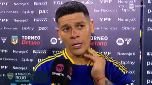 Marcos Rojo fue sincero al hablar del presente de Boca. 
