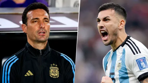 El aviso de Scaloni que puede beneficiar a Paredes.
