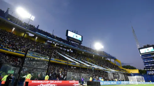 El cambio en las tribunas para Argentina-Perú.
