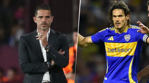 Gago cumplió con su palabra y sacó a Cavani.
