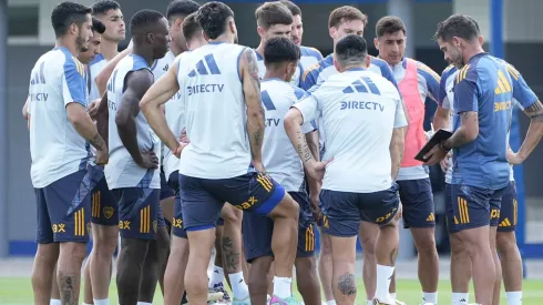 Boca entrena pensando en Huracán.
