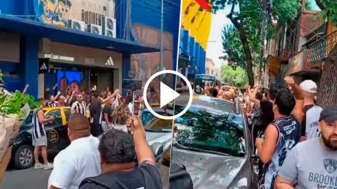 Los hinchas de Botafogo cantaron en La Bombonera.
