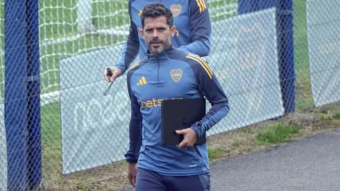 Fernando Gago ya tiene en mente el equipo titular de Boca para el clásico. 
