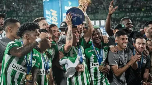 Campuzano y Cardona, campeones en Colombia con Atlético Nacional
