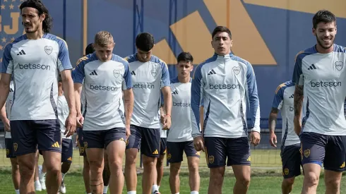 Boca empezó la pretemporada en Ezeiza.
