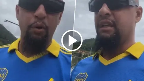 Felipe Melo se mostró con la camiseta de Boca
