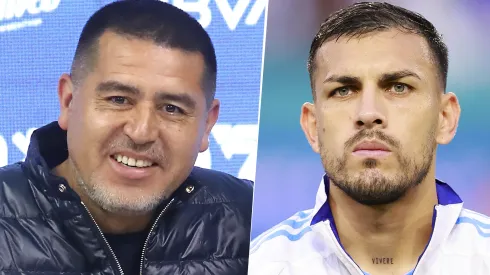 Juan Román Riquelme y Leandro Paredes
