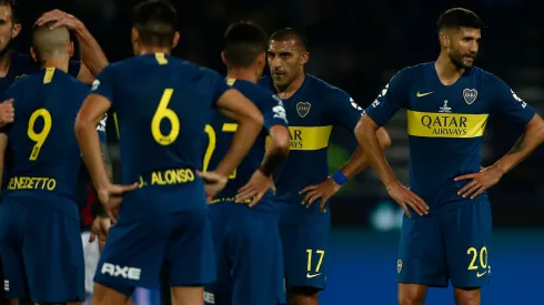 Ramón Ábila coincidió con Darío Benedetto y Licha López. 
