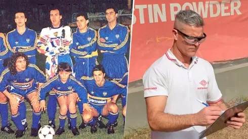 Romay jugó en Boca en 1994 y ahora tiene un oficio muy lejano al fútbol.
