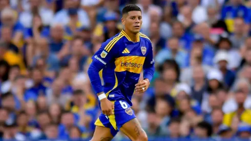 Marcos Rojo, otra vez ausente en Boca. 
