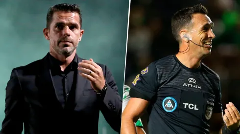 En medio del partido, Gago fue irónico con el árbitro principal. 
