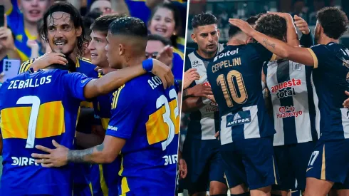 Boca vs. Alianza Lima, por la Copa Libertadores 2025.
