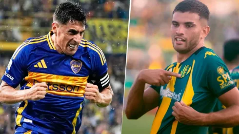 Boca vs. Aldosivi por el Torneo Apertura 2025.
