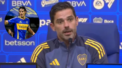 Gago habló sobre la mala racha de Cavani.

