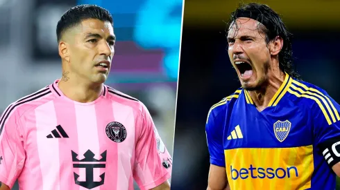 El apoyo de Suárez a Cavani por su mala racha en Boca.
