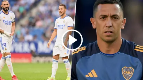Agustín Marchesín le atajó un penal a Hazard en 2022
