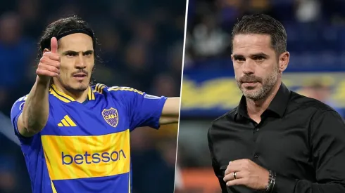 La postura de Cavani que le cayó bien a Gago.
