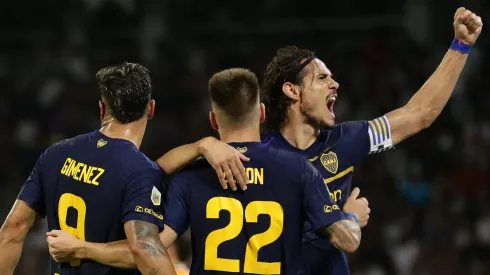 Boca festeja en Santiago del Estero.
