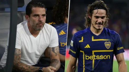 El entrenador se refirió al presente de Cavani en Boca.
