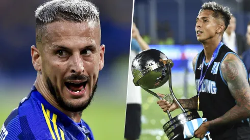 Darío Benedetto y Agustín Almendra, ex jugadores de Boca
