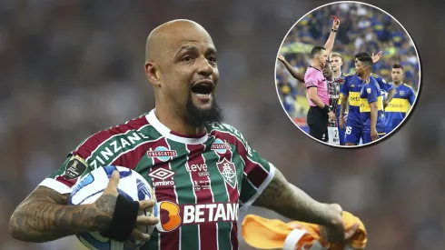 Felipe Melo recordó la expulsión de Fabra en la final de la Copa Libertadores 2023
