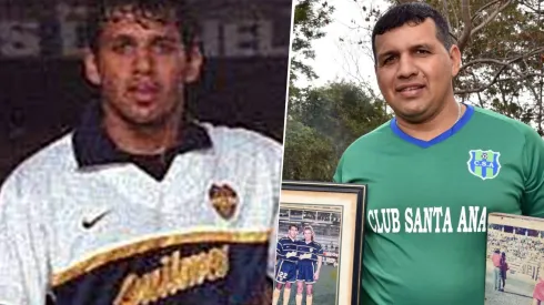 El jugador que supo jugar en Boca y hoy es empleado en una empresa de electricidad. Foto: D10.
