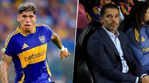 Carlos Palacios habló con Gago y el plantel de Boca. 
