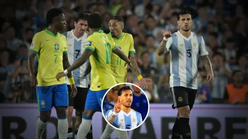 El picante gesto de Paredes a Rodrygo.
